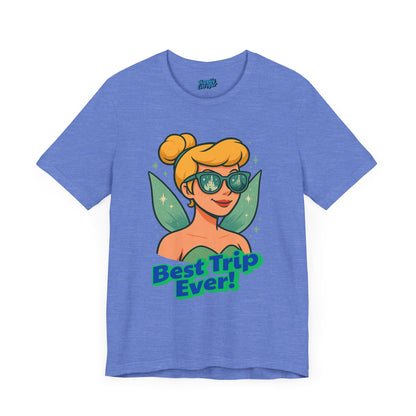 Bella + Canvas Disney T-Shirt Tinkerbell Sunglasses Best Trip Ever Collection Disney Tee