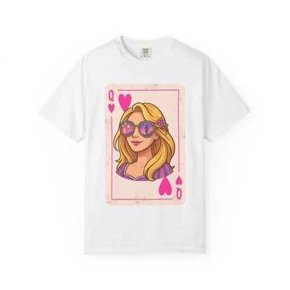 Rapunzel Queen of Hearts Vintage Playing Card Disney Tee