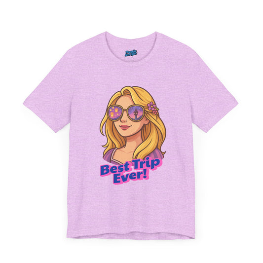 Bella + Canvas Disney T-Shirt Rapunzel Sunglasses Best Trip Ever Collection Disney Tee