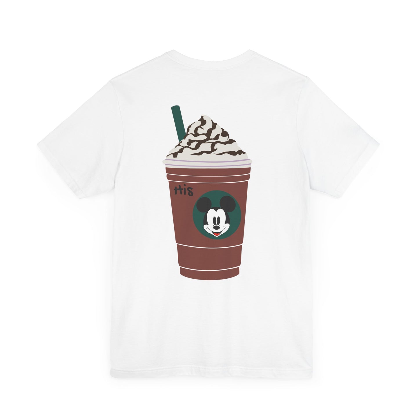 Couples Matching Tee: His Starbucks Mickey Mouse Edition