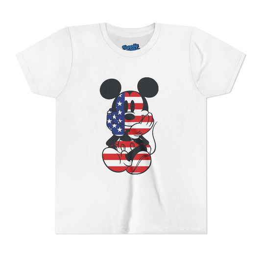 4th of July Americana Mickey Mouse Youth Tee