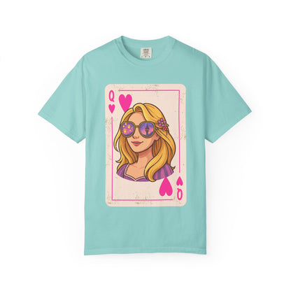 Rapunzel Queen of Hearts Vintage Playing Card Disney Tee