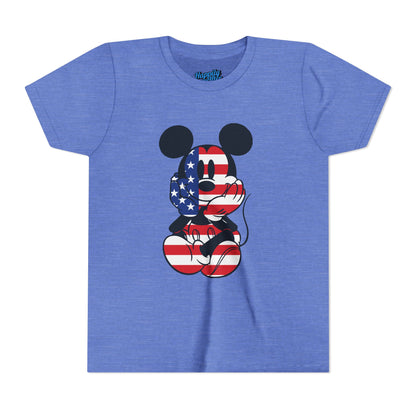 4th of July Americana Mickey Mouse Youth Tee