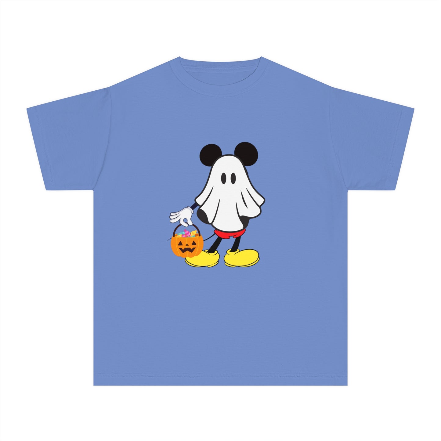 Disney Ghost Mickey Mouse Halloween Shirt for Kids