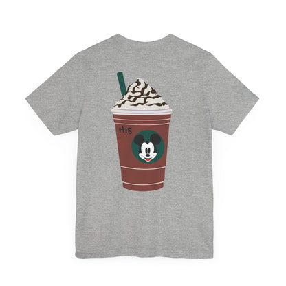 Couples Matching Tee: His Starbucks Mickey Mouse Edition