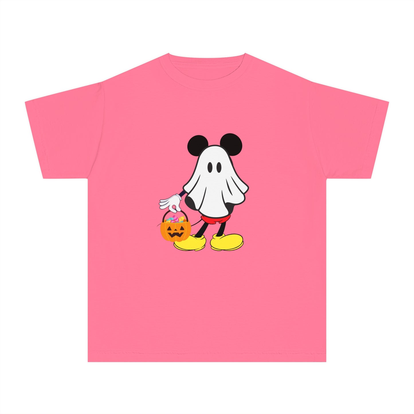 Disney Ghost Mickey Mouse Halloween Shirt for Kids